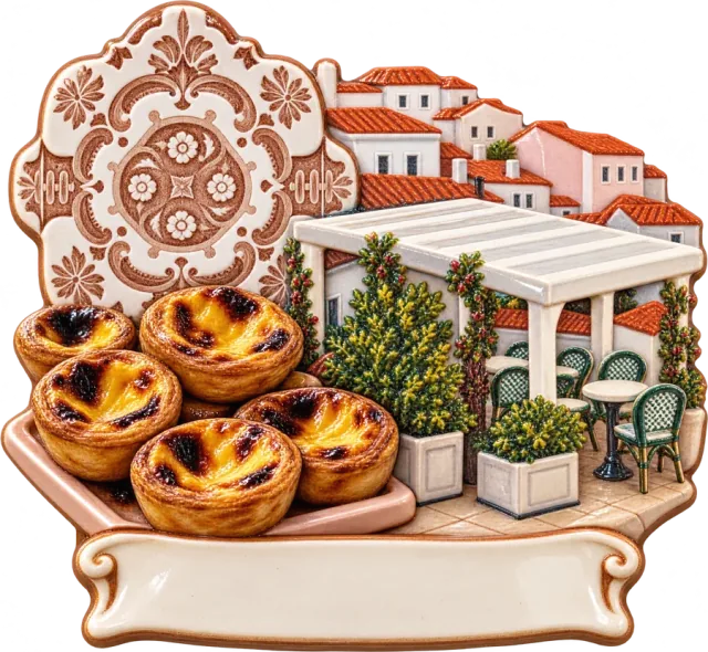 Ceramic magnet: Lisboa, 2019