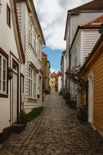 Wooden houses in Bergen